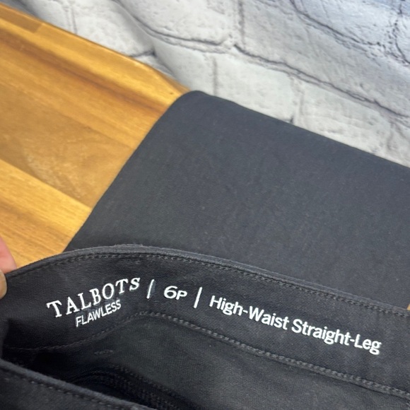 Talbots Women's Elegant High Waisted Black Denim Jeans - Picture 3 of 10